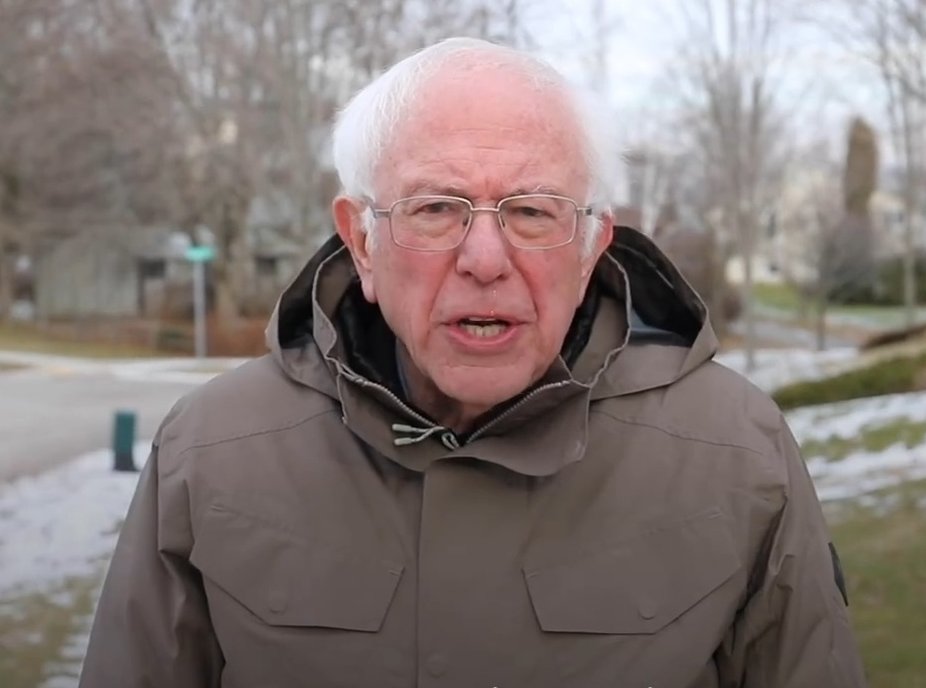 Bernie Sanders Pedindo Apoio